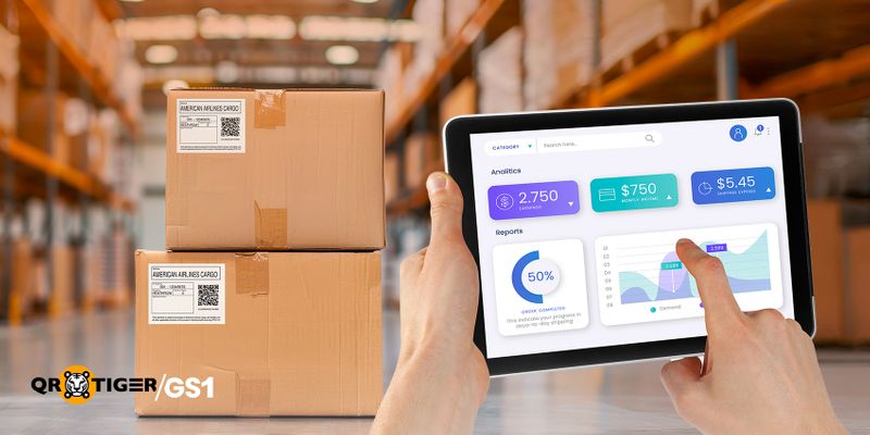 Tracking 2D barcodes in the supply chain GS1 QR code for tracking