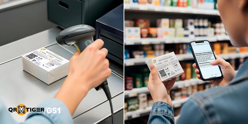 Scanning GS1 Digital link QR codes Scanning GS1 digital link QR