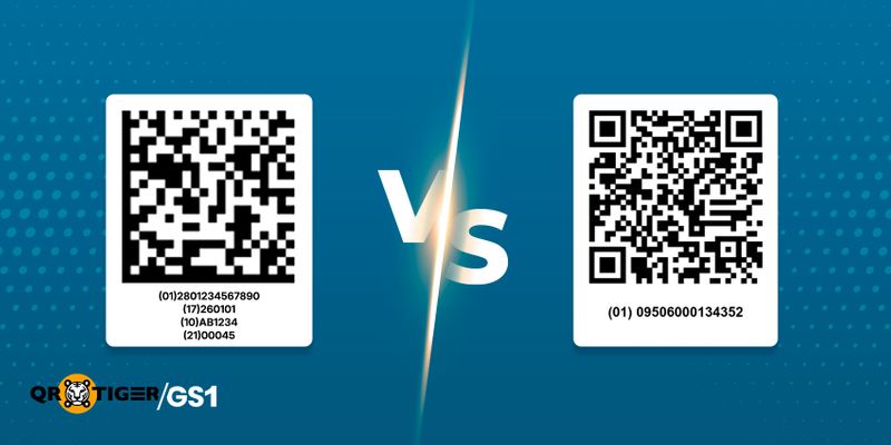 GS1 DataMatrix VS GS1 QR code