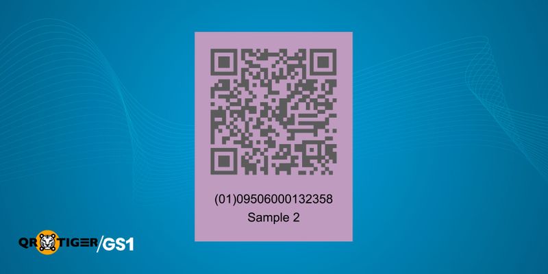 38% contrast GS1 QR code