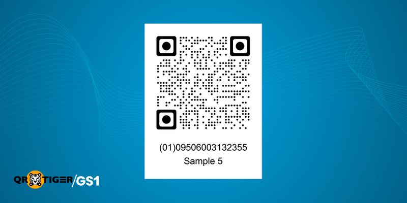 Customized pattern GS1 QR code