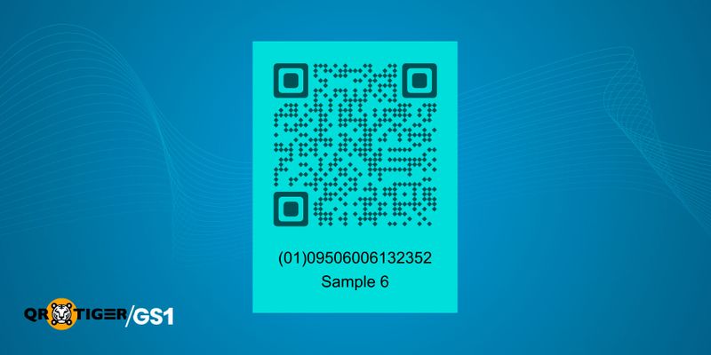 Colored customized GS1 QR code
