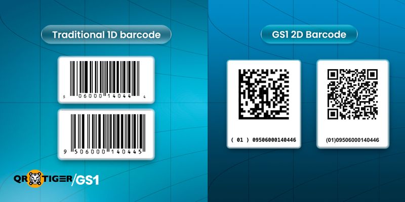 1d barcodes and 2d barcodes comparison