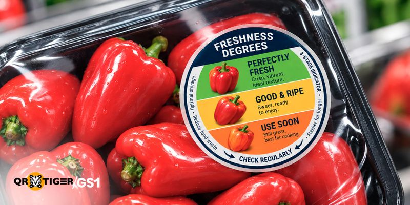 Freshness monitor label